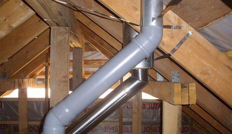 Вентилация в частна къща от канализационни тръби - оправдани спестявания при ремонт