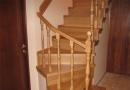 Kako izračunati stopnišče z navijalnimi stopnicami Leseno stopnišče z vrtljivimi stopnicami naredi sam