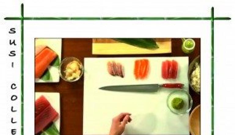 Priprema nigirija.  Nigiri sushi.  Koji je najbolji način za pranje sushija?