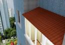 Celovita zasteklitev balkonov in lož Kako popraviti streho na balkonu